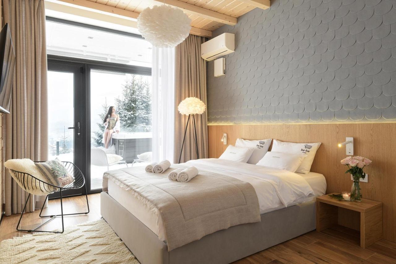 Be Be Chalet - Premium Jacuzi & Private Pool Bukovel Exteriör bild