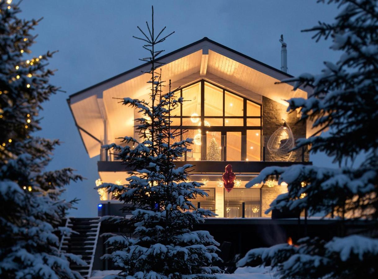 Be Be Chalet - Premium Jacuzi & Private Pool Bukovel Exteriör bild